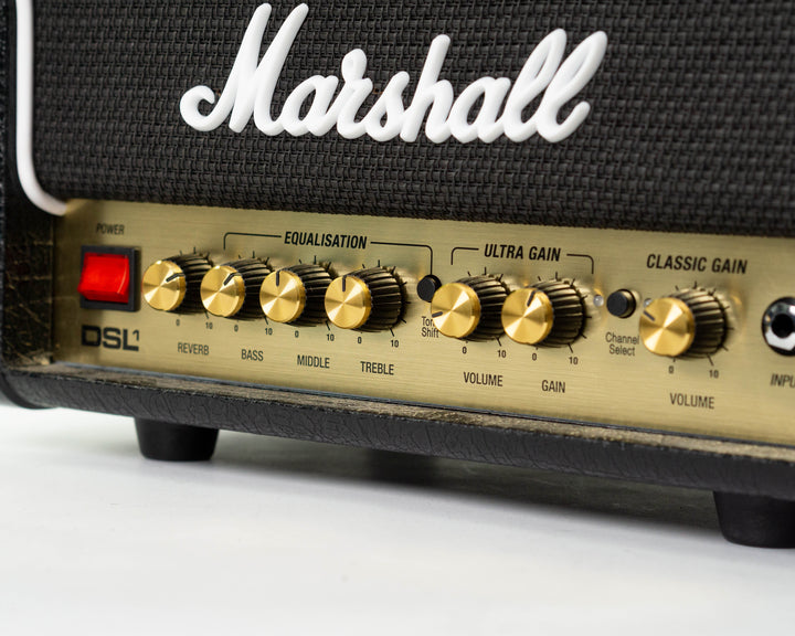 Marshall DSL1HR 2-Channel 1-Watt Guitar Amp Head Black