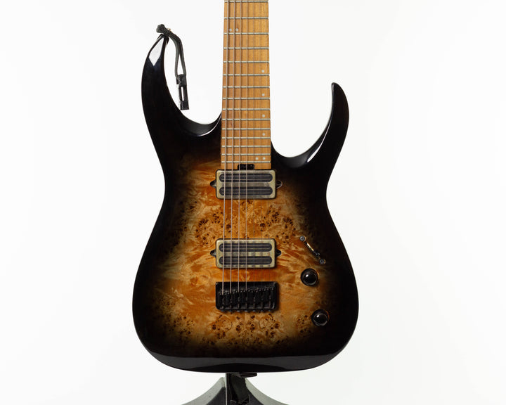 Jackson Pro Series Misha Mansoor Signature Juggernaut HT7P 2020 Black Burst Burl