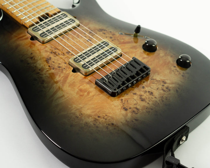 Jackson Pro Series Misha Mansoor Signature Juggernaut HT7P 2020 Black Burst Burl