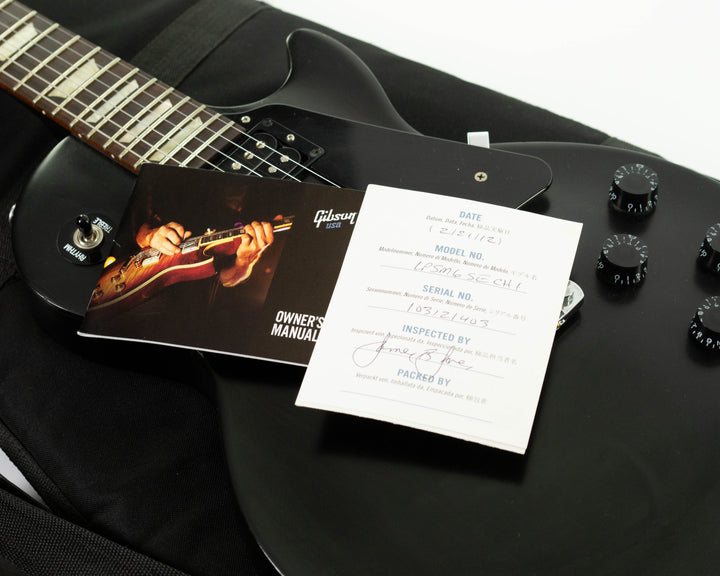 Gibson Les Paul Studio Satin 2012 Ebony Stain