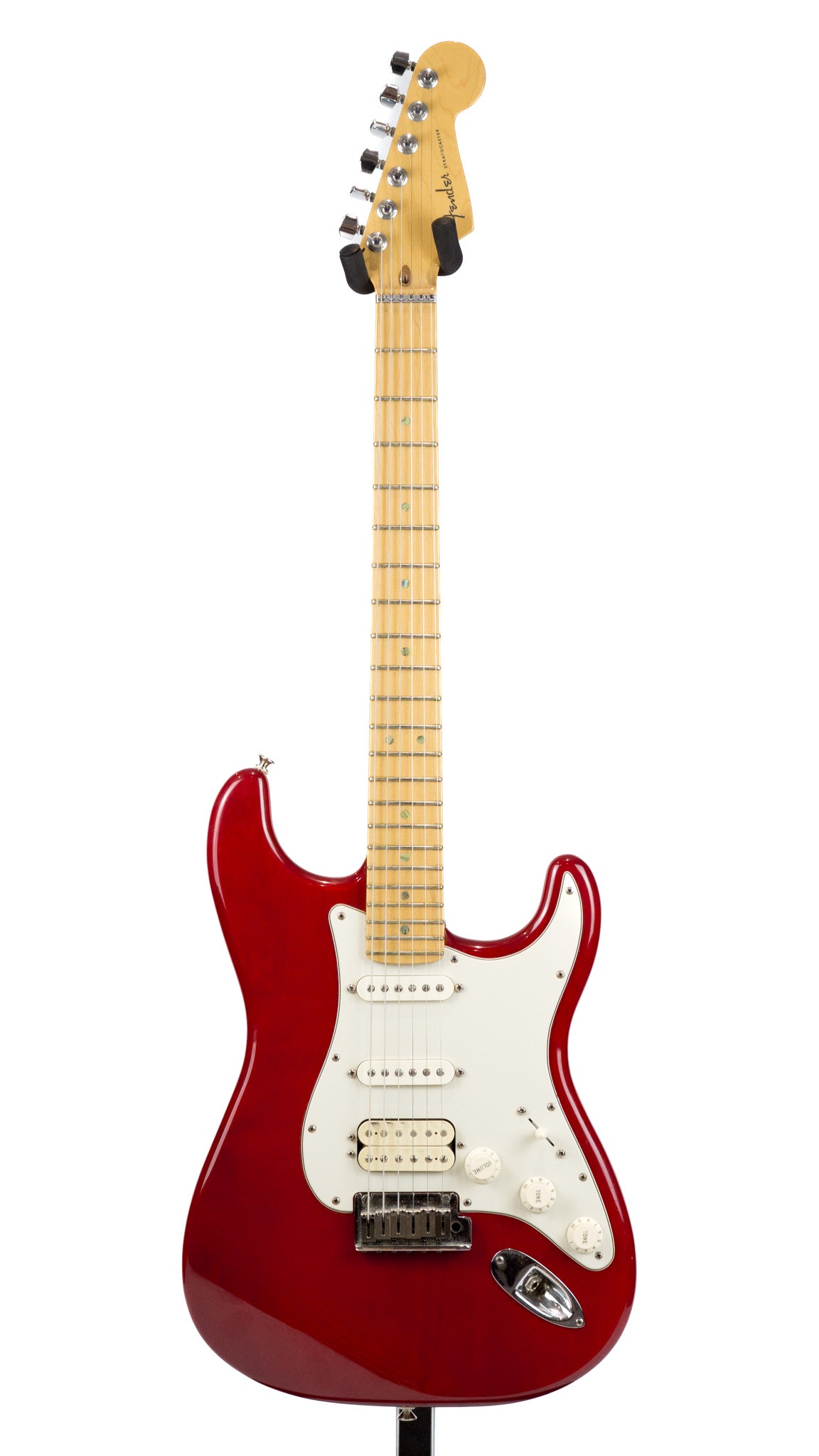 Fender American Deluxe Fat Stratocaster HSS 2000 Crimson Transparent