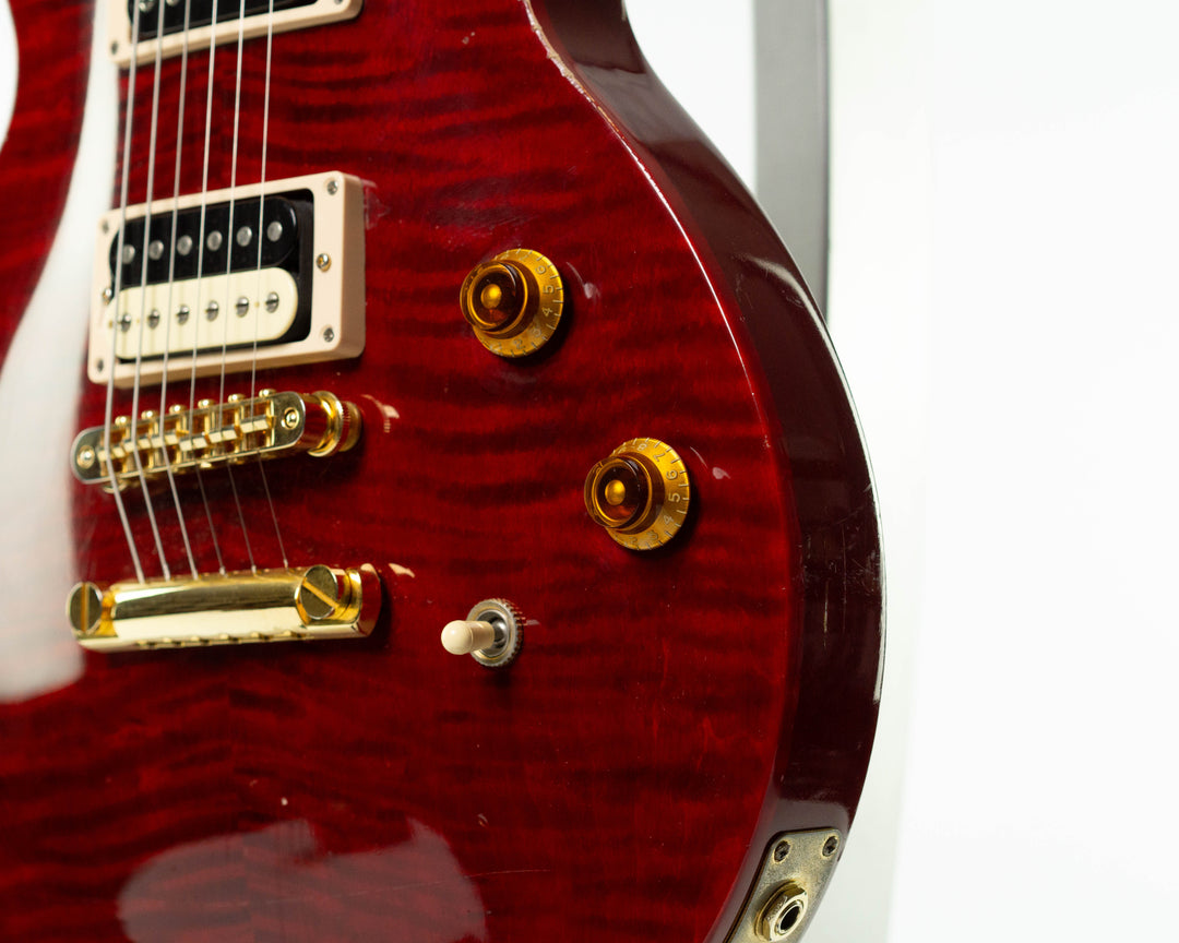 Gibson Les Paul Standard Double Cutaway Plus 2001 Trans Red