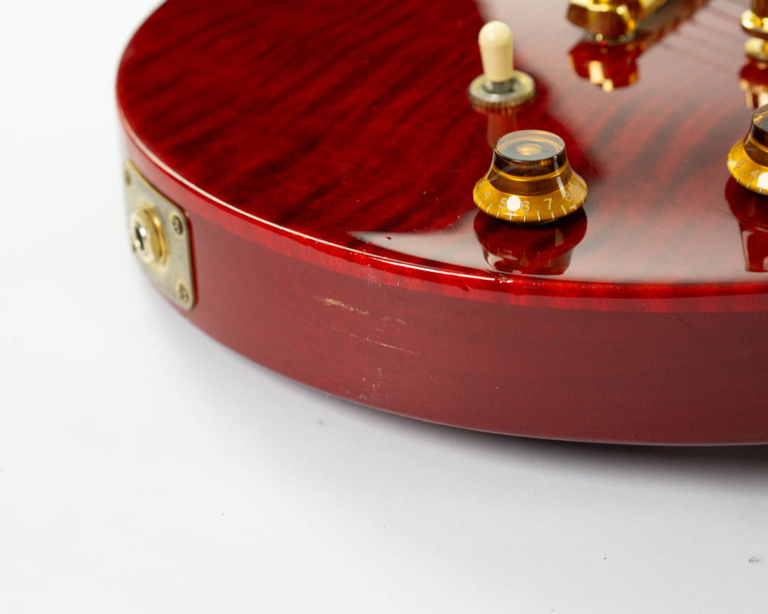 Gibson Les Paul Standard Double Cutaway Plus 2001 Trans Red