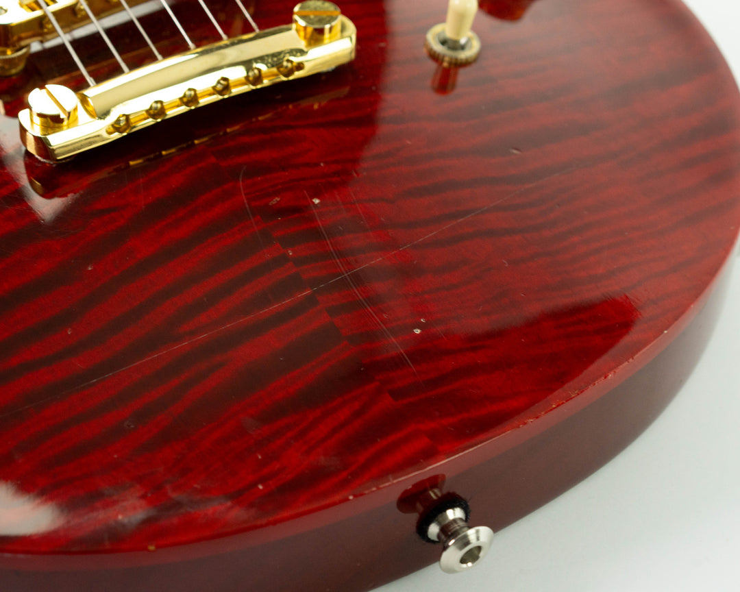 Gibson Les Paul Standard Double Cutaway Plus 2001 Trans Red